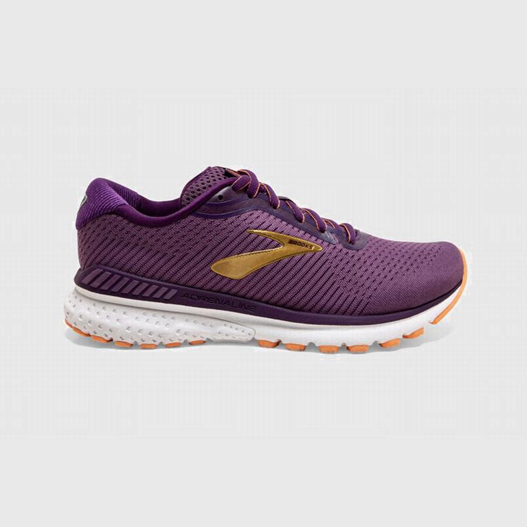 Brooks Adrenaline Gts 20 - Zapatillas Running Asfalto Mujer - Moradas / Naranjas (QR1034596)